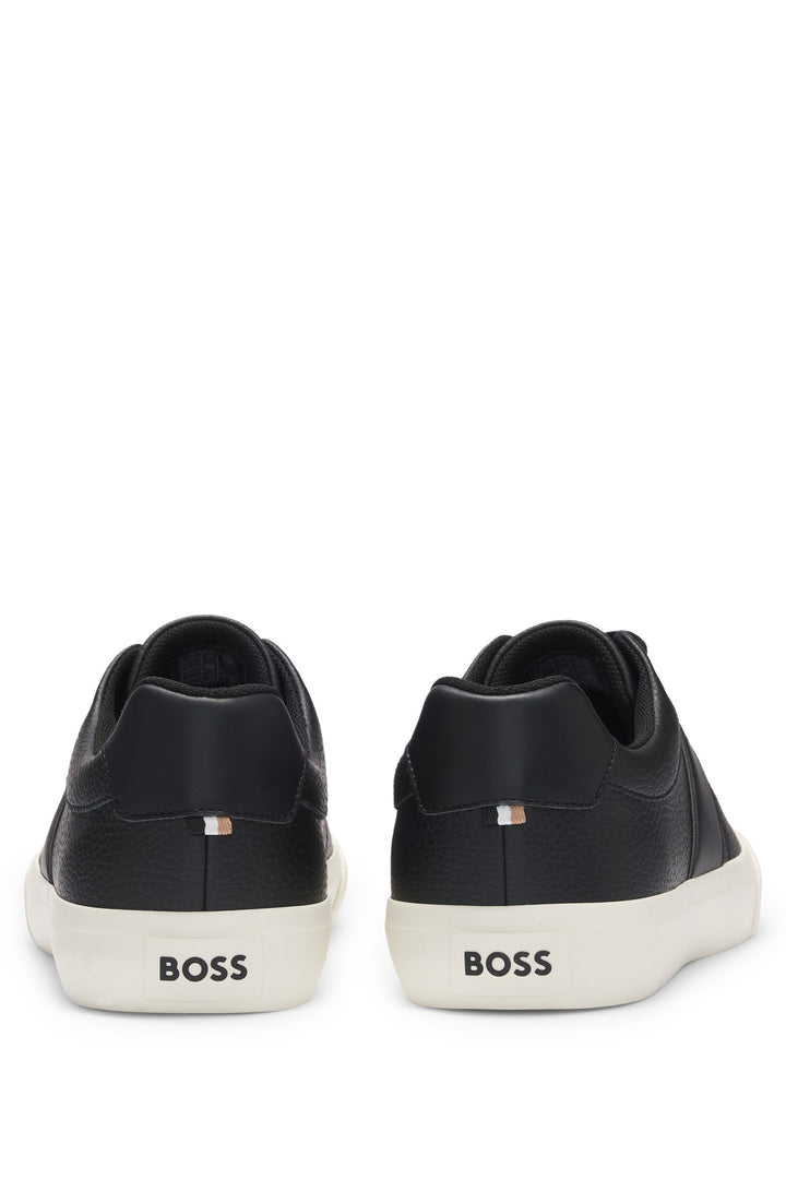 BOSS Sneakers Standard Sole in Artificial Leather - AIDEN_TENN_GRLTP 10263031 01-50522833- Concorde Fashion#color_black-001