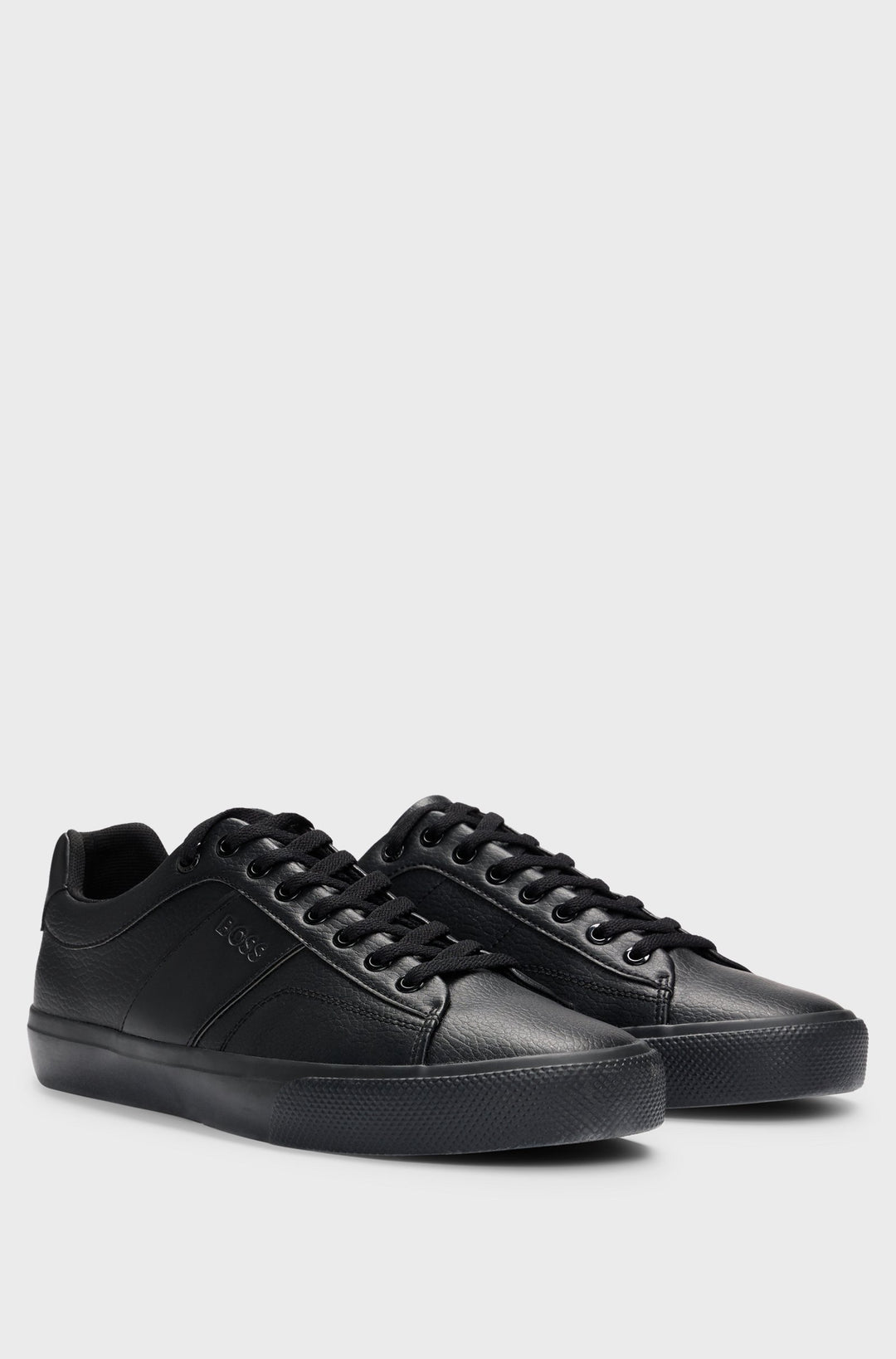 BOSS Sneakers Standard Sole in Artificial Leather - AIDEN_TENN_GRLTP 10263031 01-50522833- Concorde Fashion#color_black-005