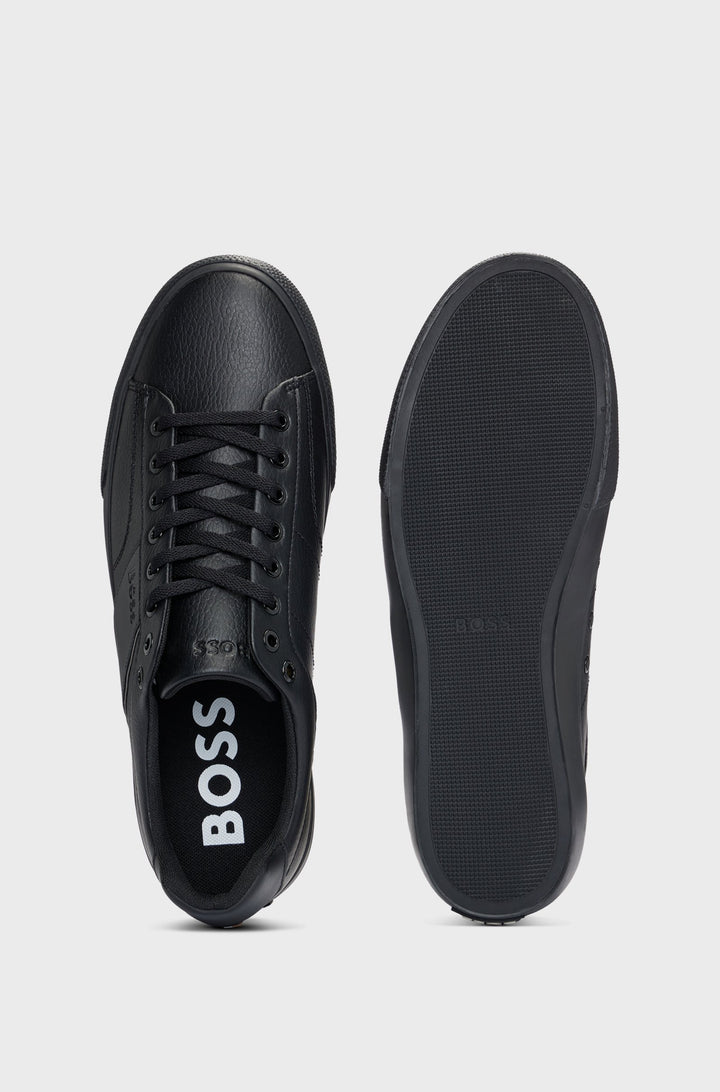 BOSS Sneakers Standard Sole in Artificial Leather - AIDEN_TENN_GRLTP 10263031 01-50522833- Concorde Fashion#color_black-005