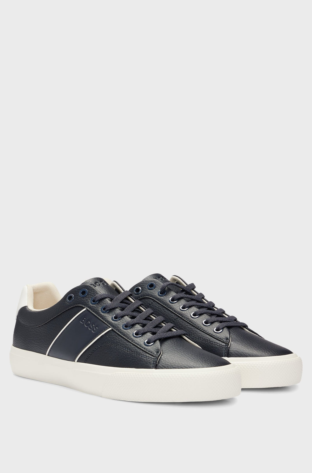 BOSS Sneakers Standard Sole in Artificial Leather - AIDEN_TENN_GRLTP 10263031 01-50522833- Concorde Fashion#color_navy-401