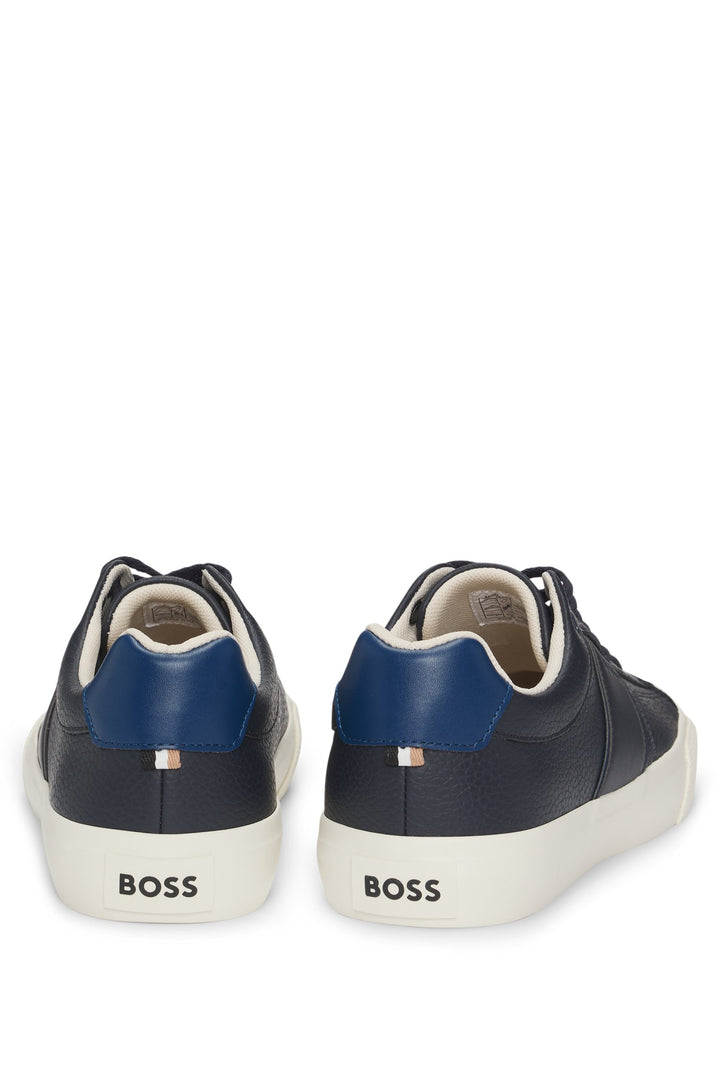 BOSS Sneakers Standard Sole in Artificial Leather - AIDEN_TENN_GRLTP 10263031 01-50522833- Concorde Fashion#color_navy-404