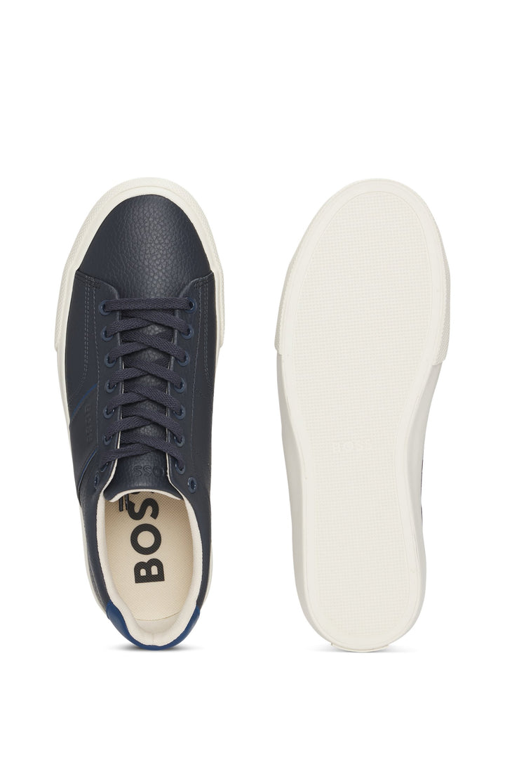 BOSS Sneakers Standard Sole in Artificial Leather - AIDEN_TENN_GRLTP 10263031 01-50522833- Concorde Fashion#color_navy-404