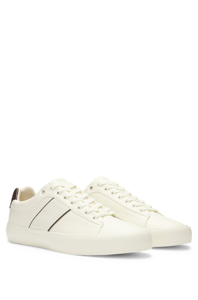 BOSS Sneakers Standard Sole in Artificial Leather - AIDEN_TENN_GRLTP 10263031 01-50522833- Concorde Fashion#color_white-106