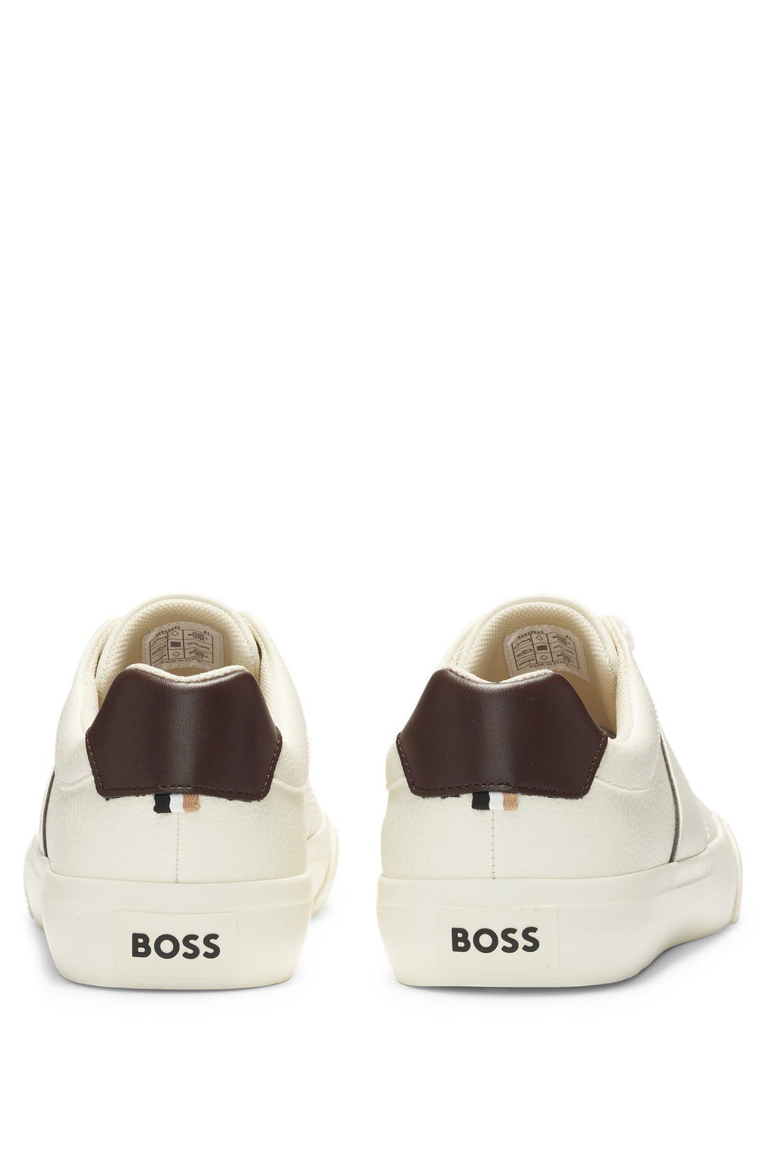 BOSS Sneakers Standard Sole in Artificial Leather - AIDEN_TENN_GRLTP 10263031 01-50522833- Concorde Fashion#color_white-106