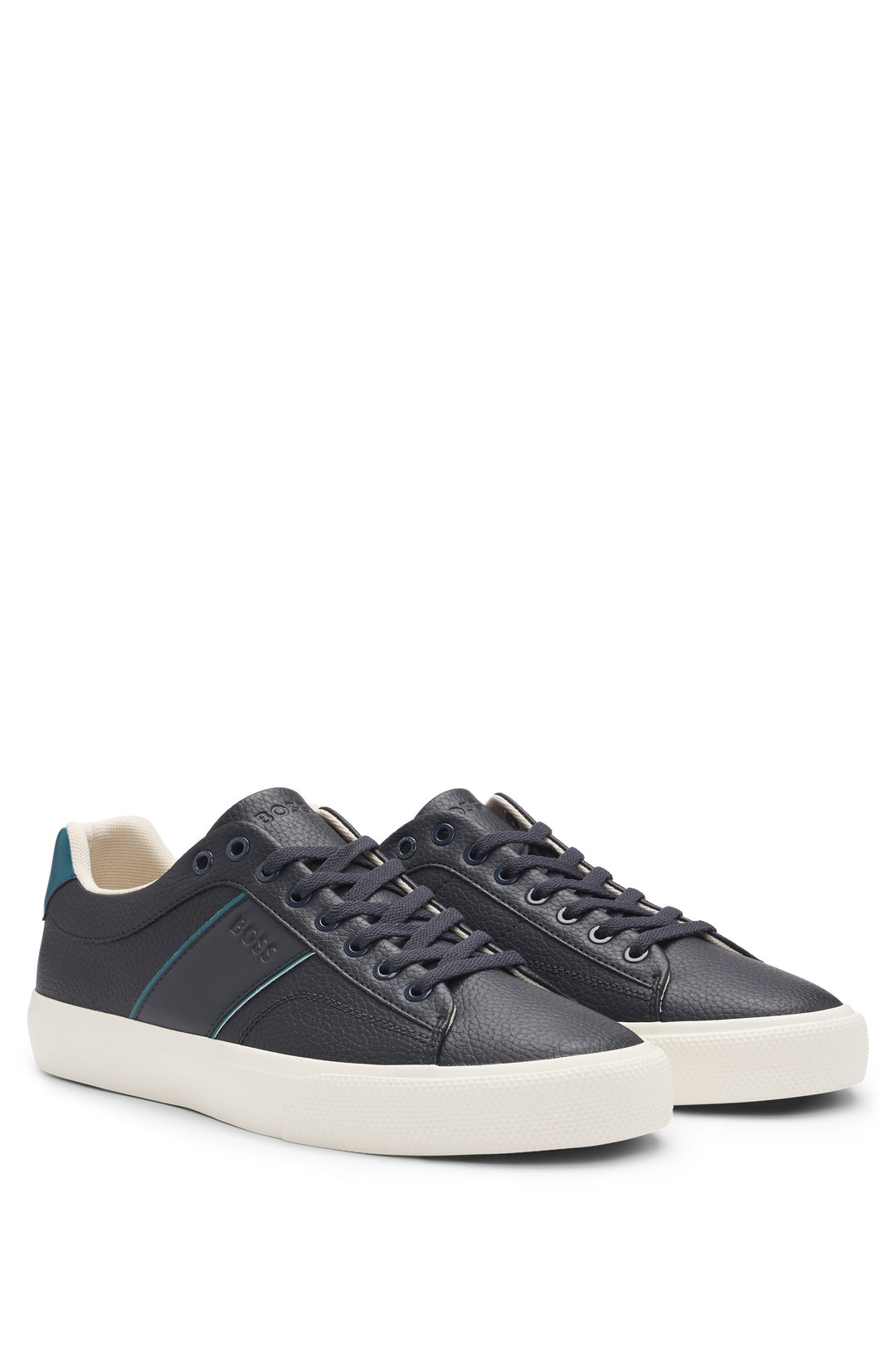 BOSS Sneakers Standard Sole in Artificial Leather - AIDEN_TENN_GRLTP 10263031 01-50522833- Concorde Fashion#color_blue-464