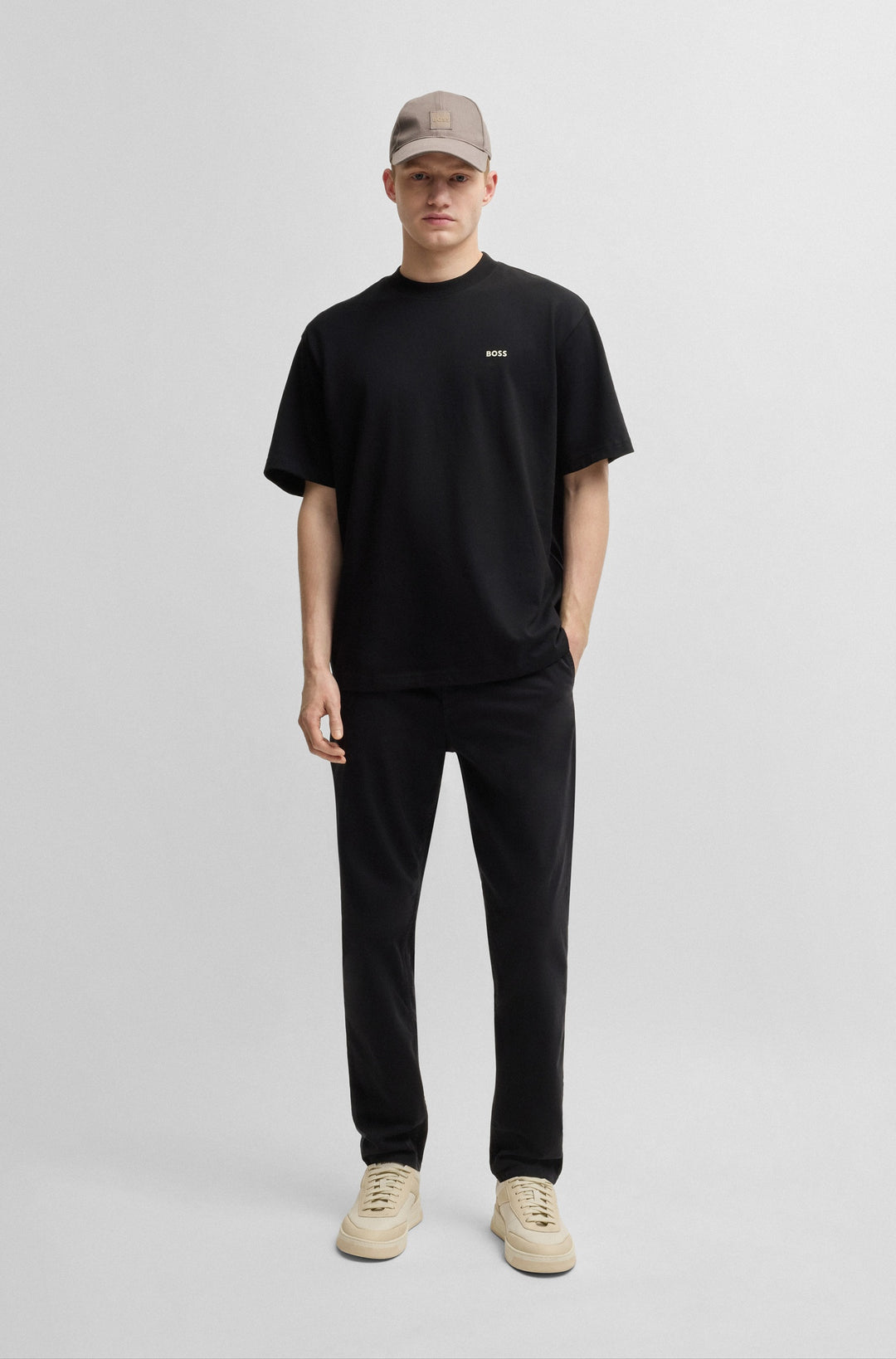 BOSS T-Shirts Relaxed Fit in Cotton - TE_NOWHERE 10263047 01-50539188- Concorde Fashion#color_black-001