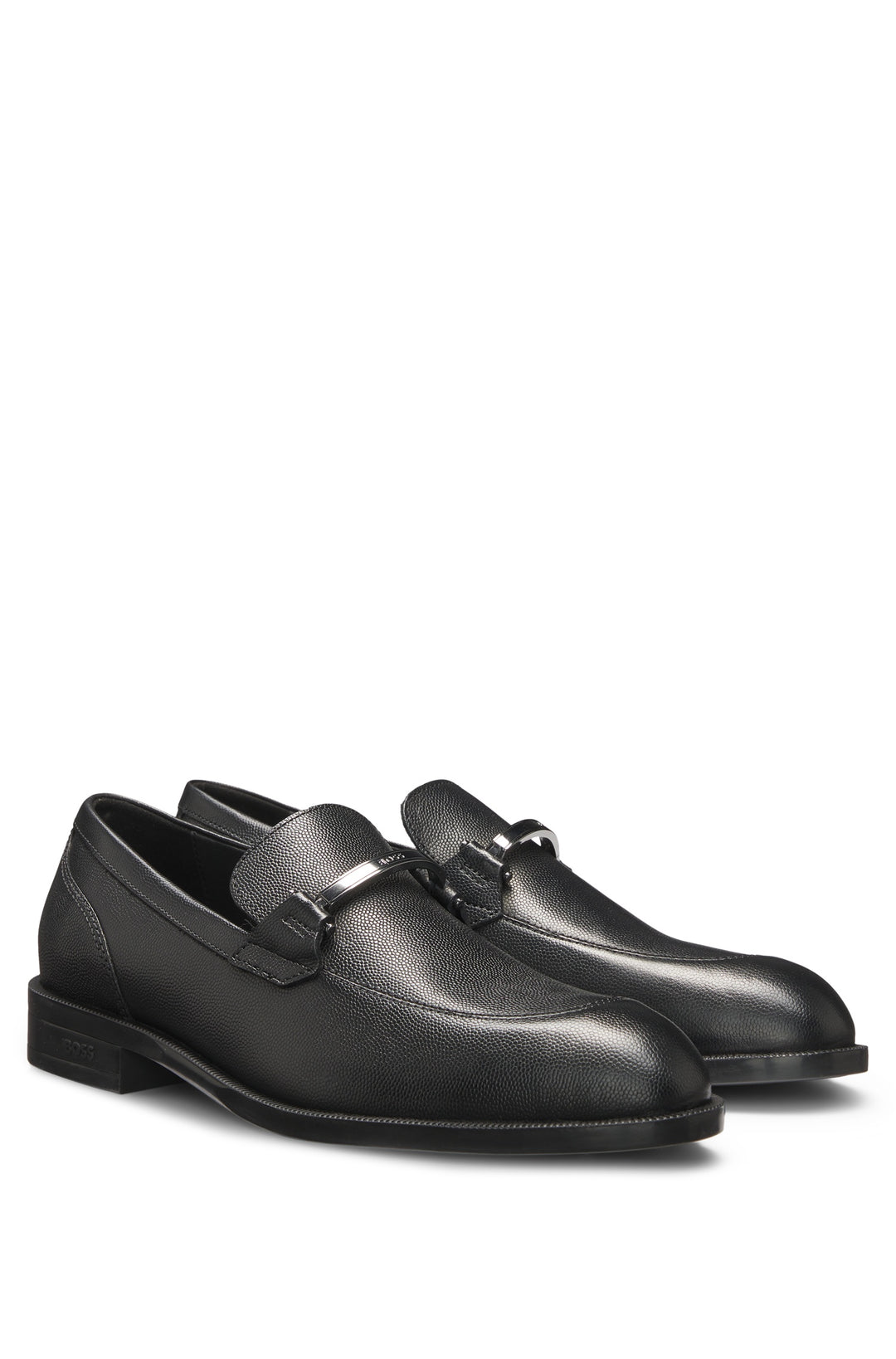 BOSS Casual Shoes  in Leather - TAYIL_LOAF_GRPRHW 10263050 01-50536147- Concorde Fashion#color_black-001