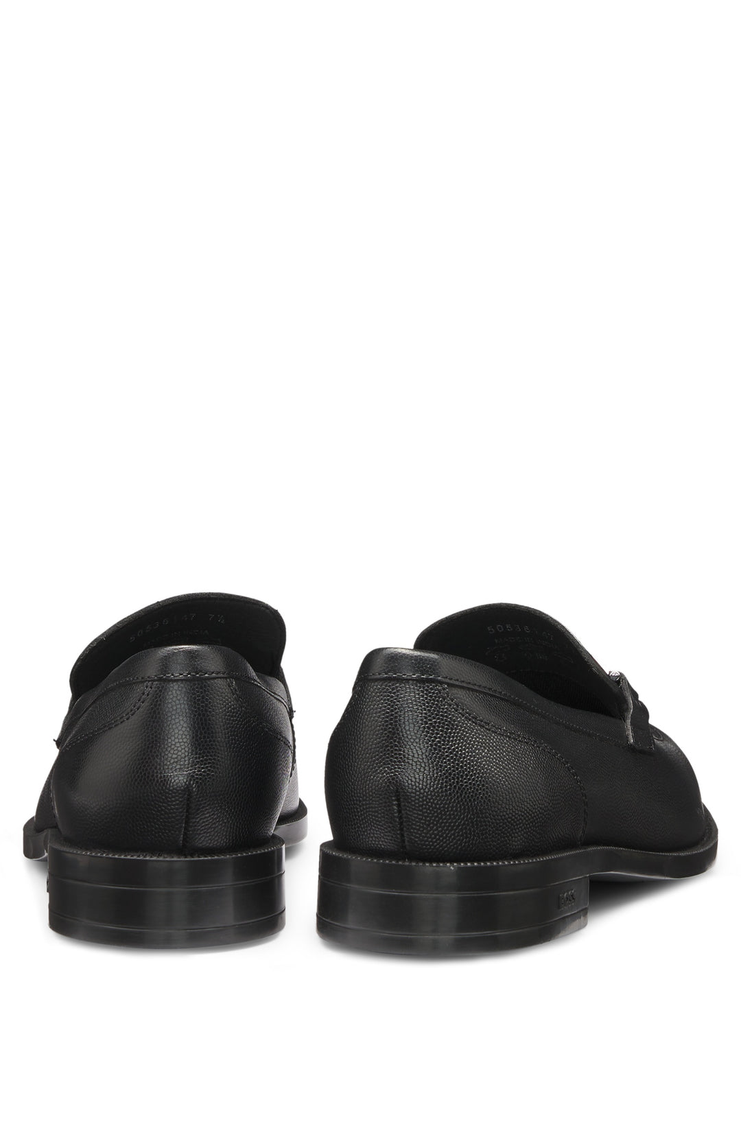 BOSS Casual Shoes  in Leather - TAYIL_LOAF_GRPRHW 10263050 01-50536147- Concorde Fashion#color_black-001