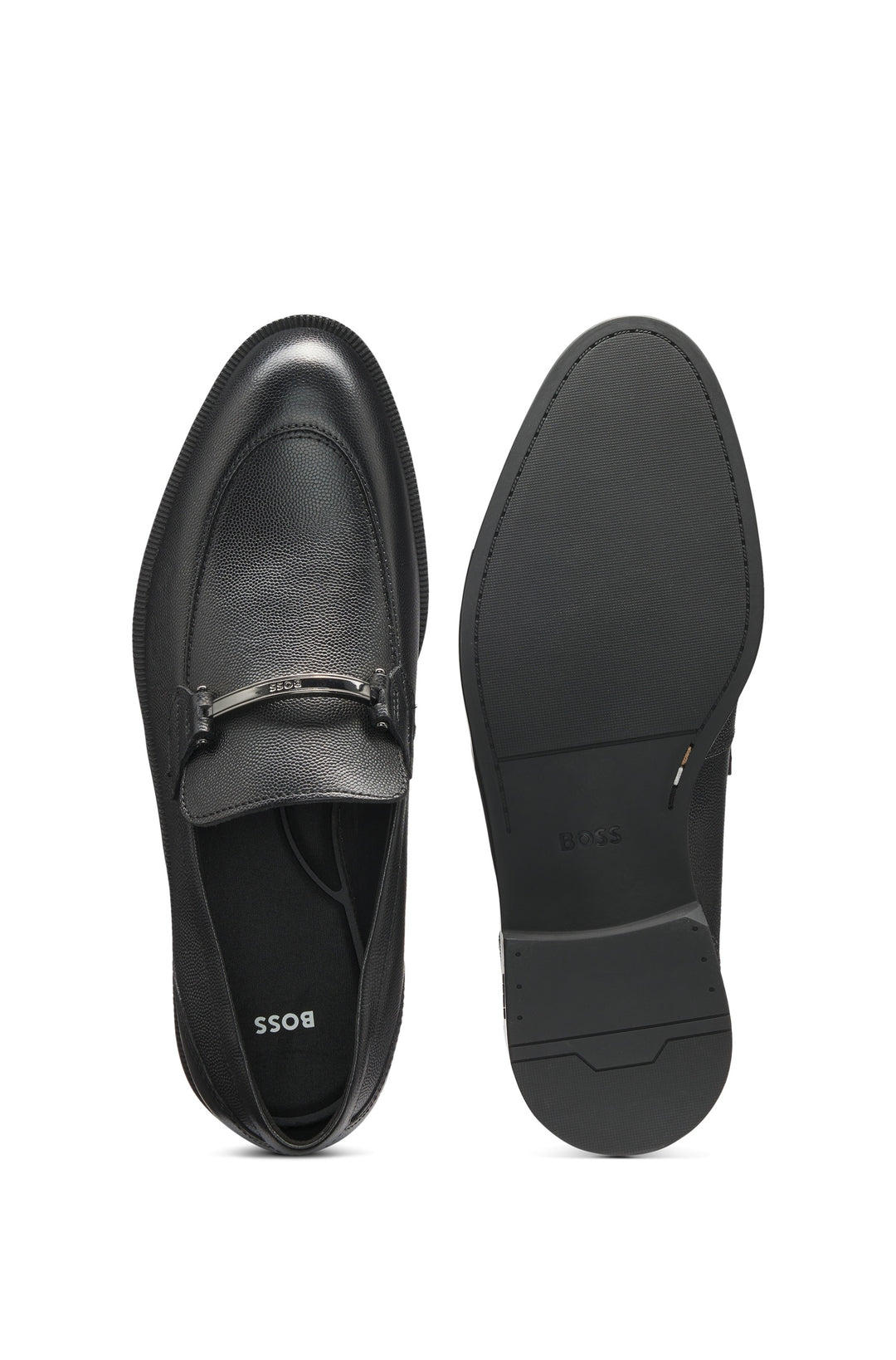 BOSS Casual Shoes  in Leather - TAYIL_LOAF_GRPRHW 10263050 01-50536147- Concorde Fashion#color_black-001