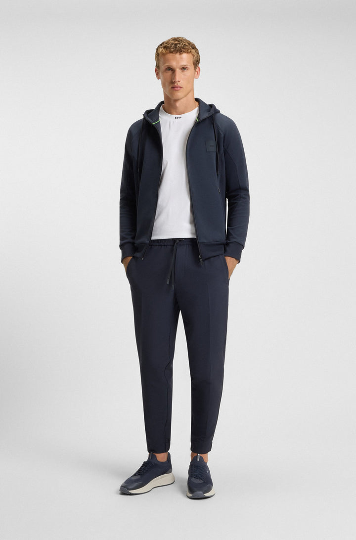 BOSS Sneakers Standard Sole in Polyester Mix - TTNM EVO_SLON_KNRSD 10263095 01-50523113- Concorde Fashion#color_navy-401