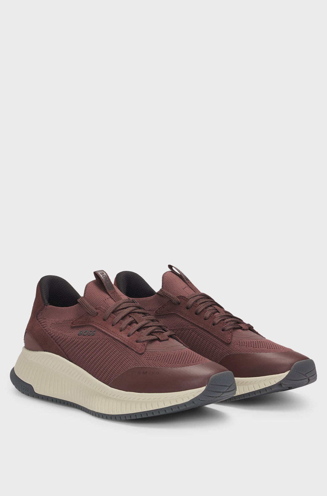 BOSS Sneakers Standard Sole in Polyester Mix - TTNM EVO_SLON_KNRSD 10263095 01-50523113- Concorde Fashion#color_red-602