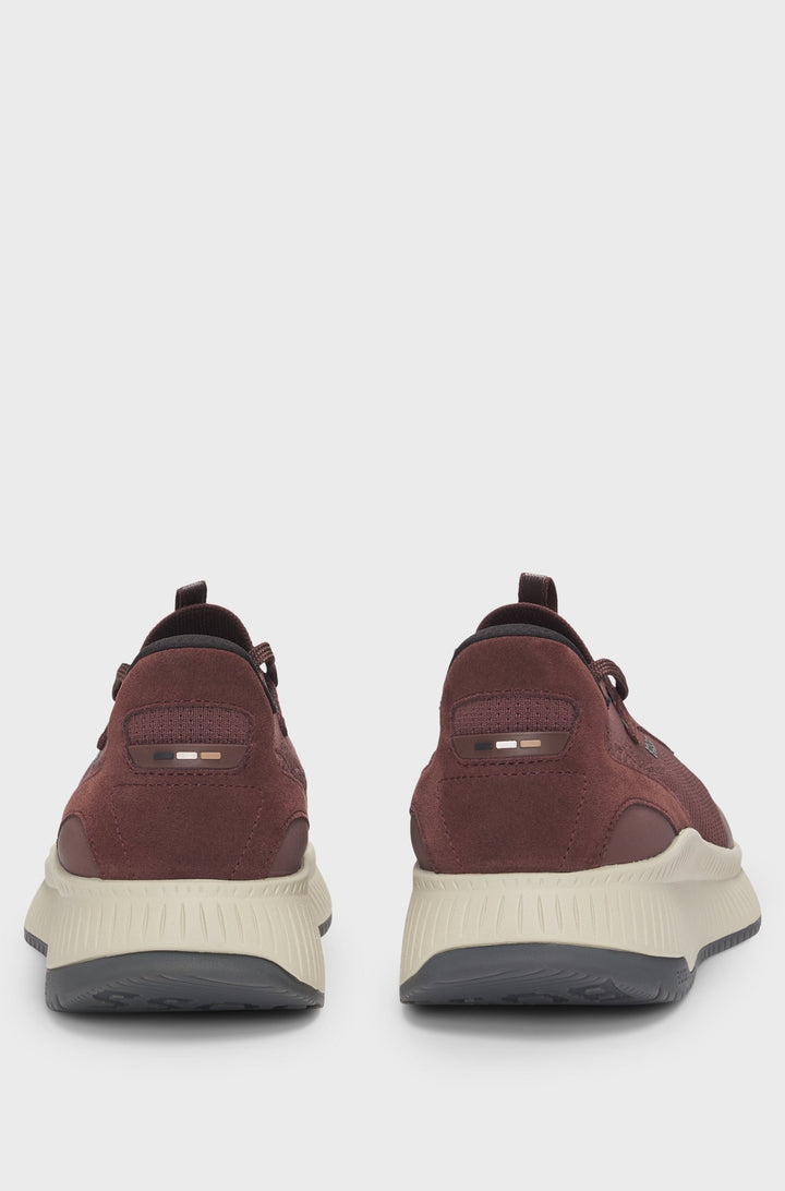 BOSS Sneakers Standard Sole in Polyester Mix - TTNM EVO_SLON_KNRSD 10263095 01-50523113- Concorde Fashion#color_red-602