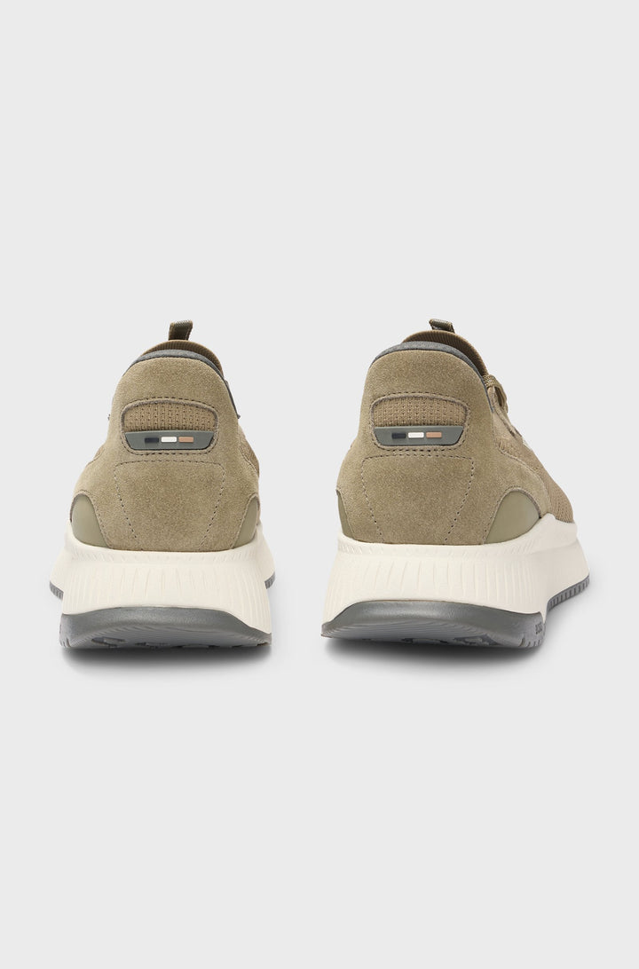 BOSS Sneakers Standard Sole in Polyester Mix - TTNM EVO_SLON_KNRSD 10263095 01-50523113- Concorde Fashion#color_green-330