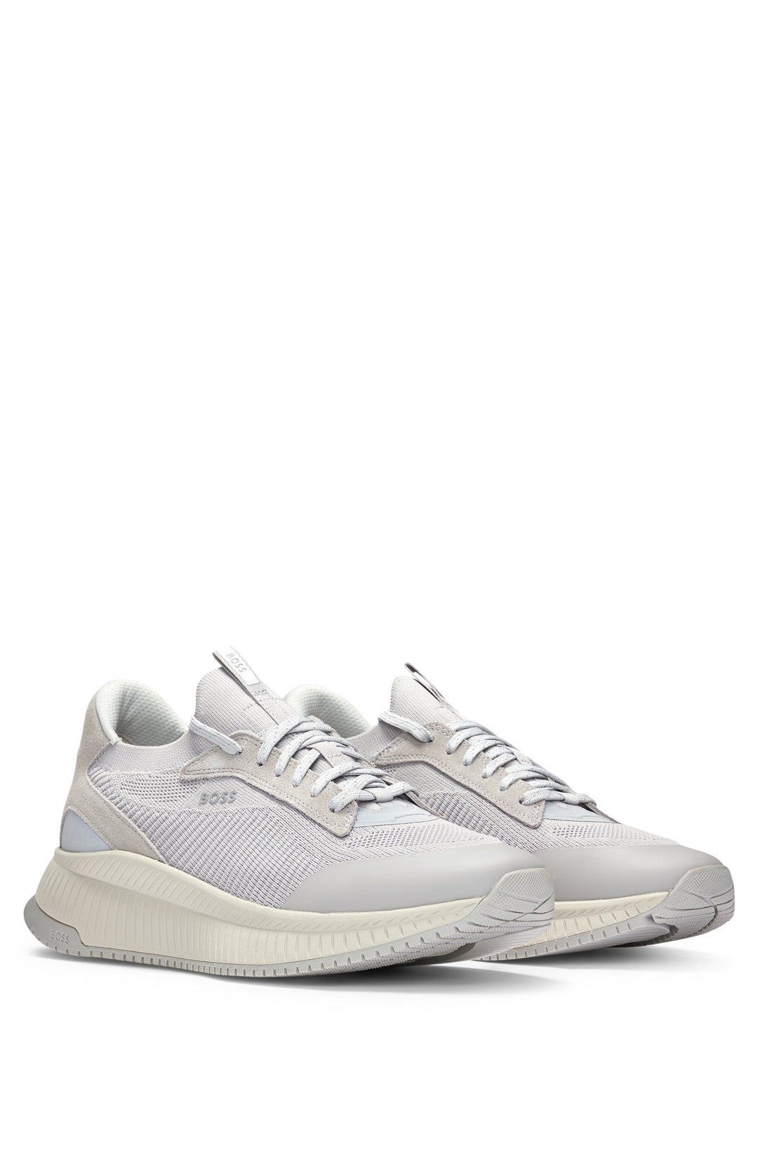 BOSS Sneakers Standard Sole in Polyester Mix - TTNM EVO_SLON_KNRSD 10263095 01-50523113- Concorde Fashion#color_grey-050