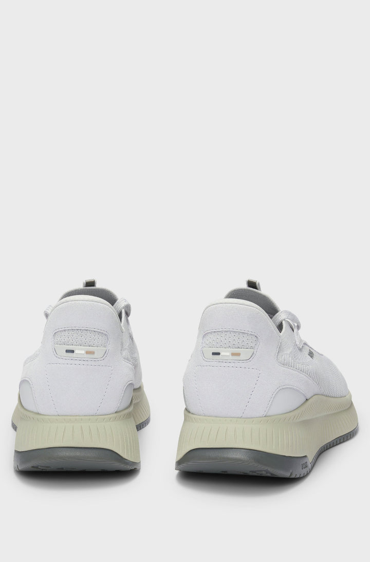 BOSS Sneakers Standard Sole in Polyester Mix - TTNM EVO_SLON_KNRSD 10263095 01-50523113- Concorde Fashion#color_grey-051
