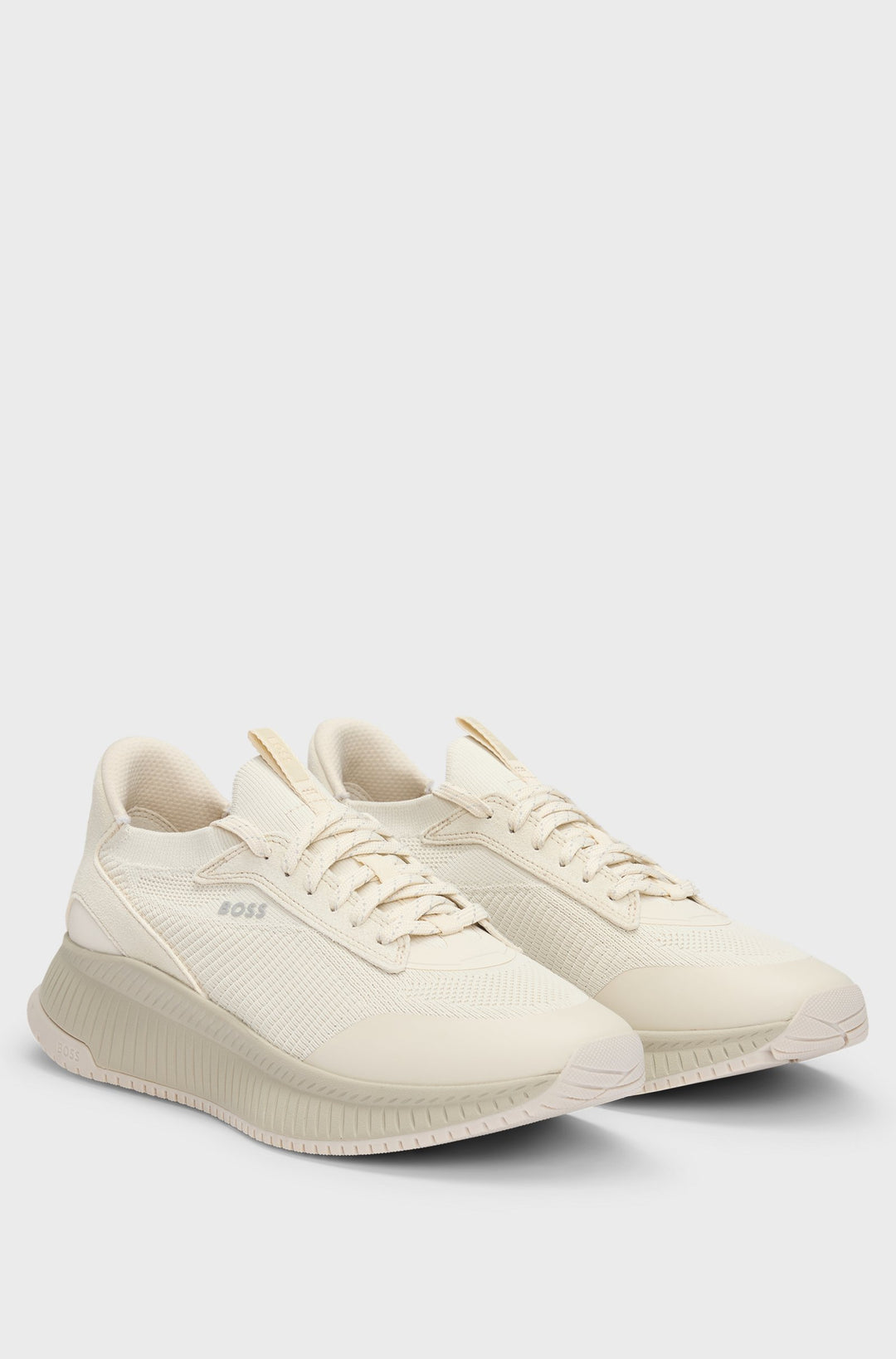 BOSS Sneakers Standard Sole in Polyester Mix - TTNM EVO_SLON_KNRSD 10263095 01-50523113- Concorde Fashion#color_beige-292
