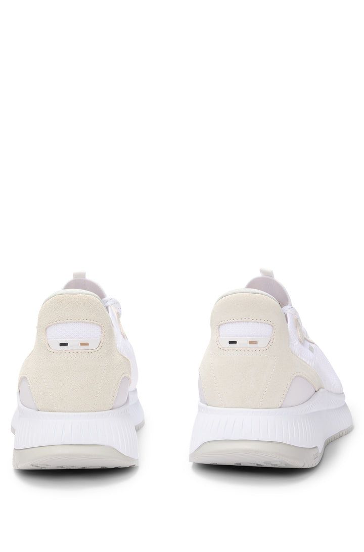 BOSS Sneakers Standard Sole in Polyester Mix - TTNM EVO_SLON_KNRSD 10263095 01-50523113- Concorde Fashion#color_white-100