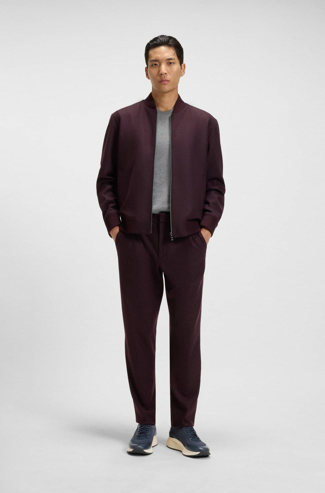 BOSS Slip Ons Standard Sole - TTNM EVO_SLON_KNBULT 50552911- Concorde Fashion#color_navy-401