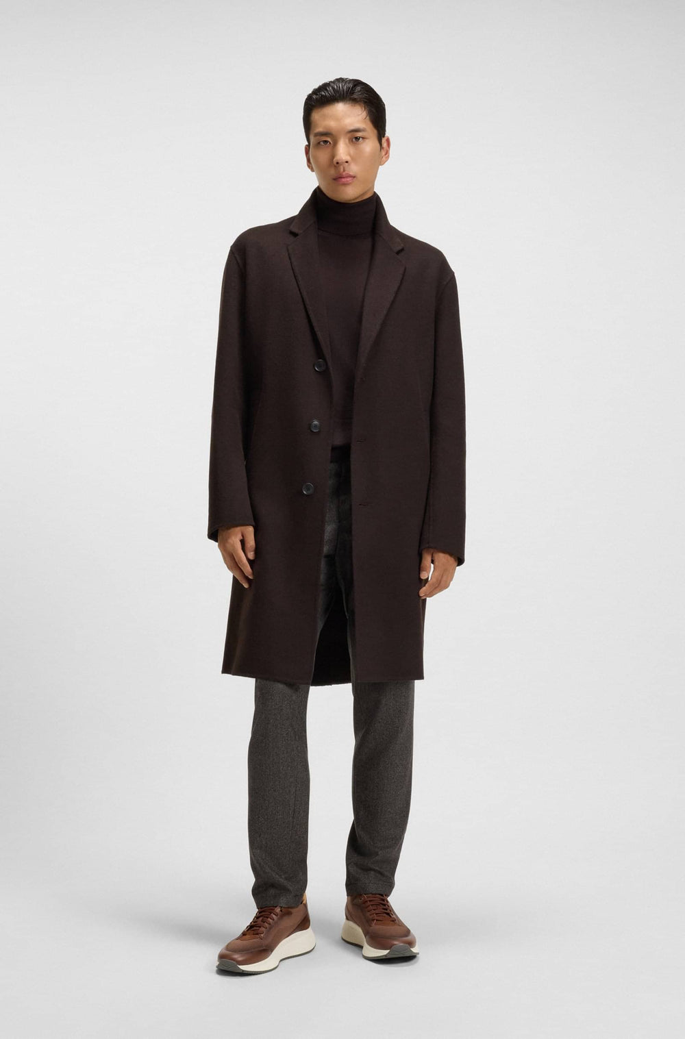 BOSS Slip Ons Standard Sole - TTNM EVO_SLON_KNBULT 50552911- Concorde Fashion#color_brown-214