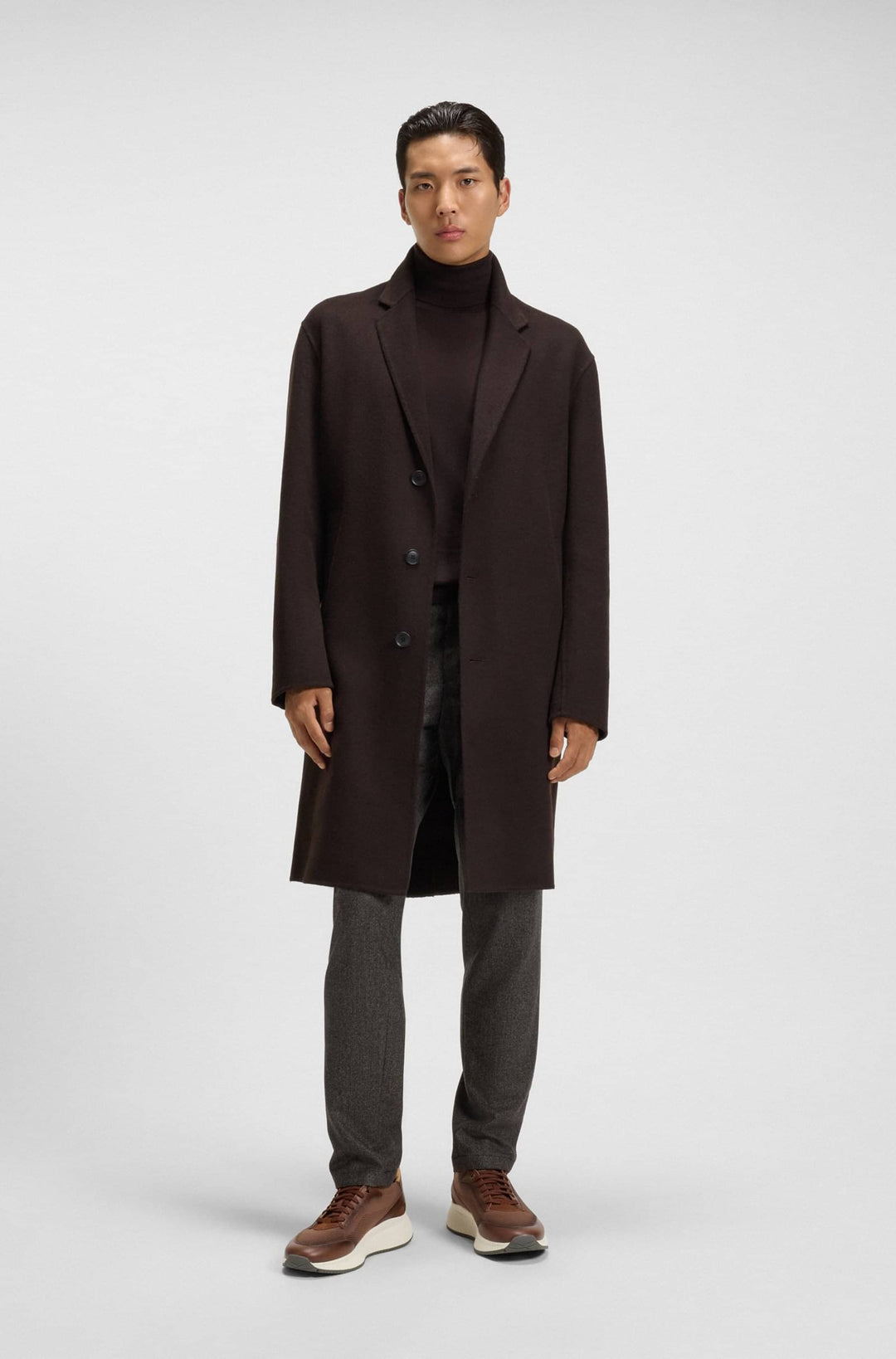 BOSS Slip Ons Standard Sole - TTNM EVO_SLON_KNBULT 50552911- Concorde Fashion#color_brown-214