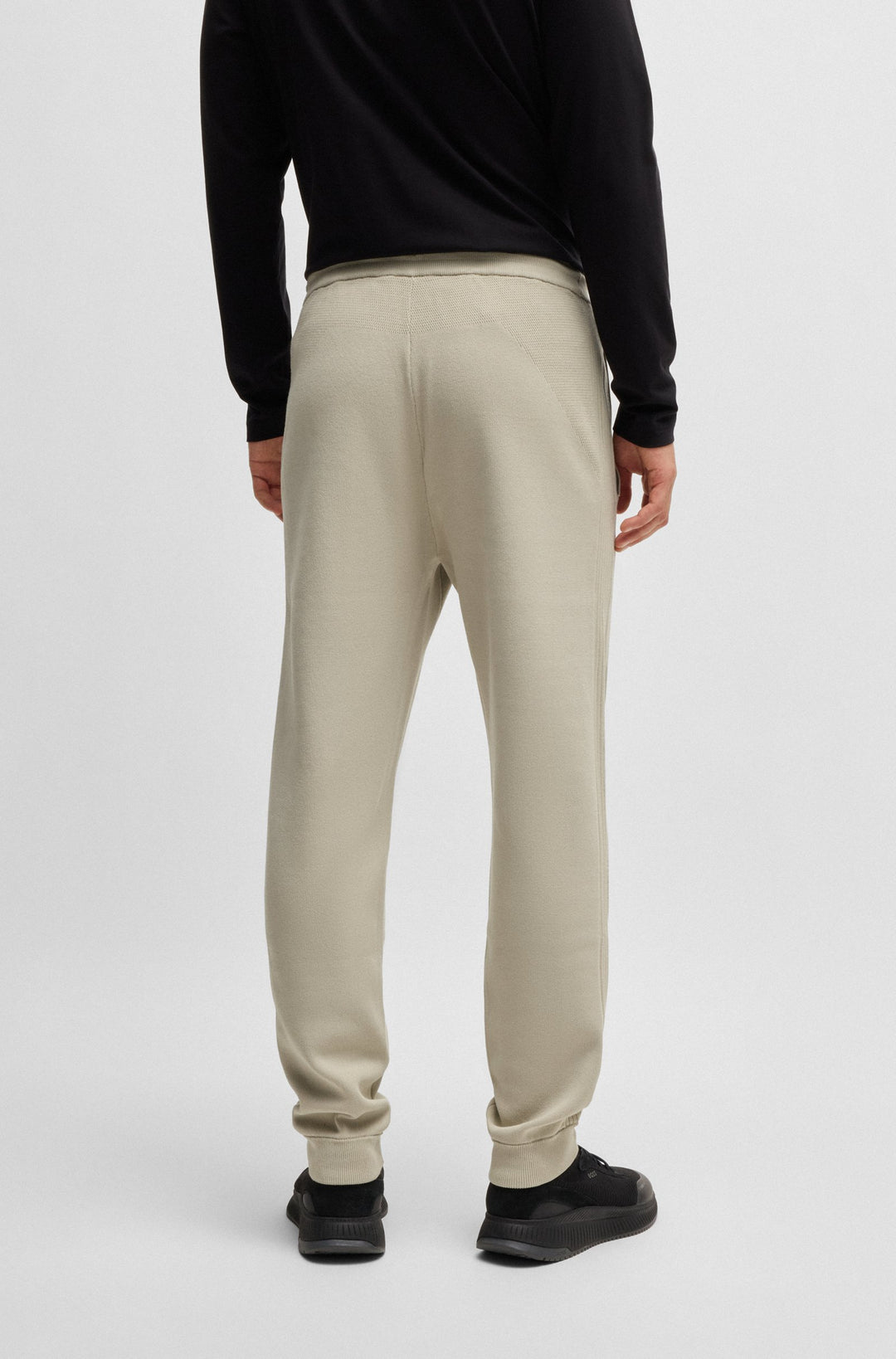 BOSS Jogging Pants Regular Fit in Viscose Mix - TURRAY 10263115 01-50523165- Concorde Fashion#color_beige-271