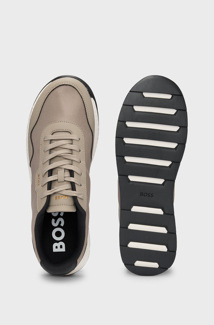 BOSS Sneakers  in Polyester - TITANIUM_RUNN_NYPU 10263117 01-50523180- Concorde Fashion#color_beige-253