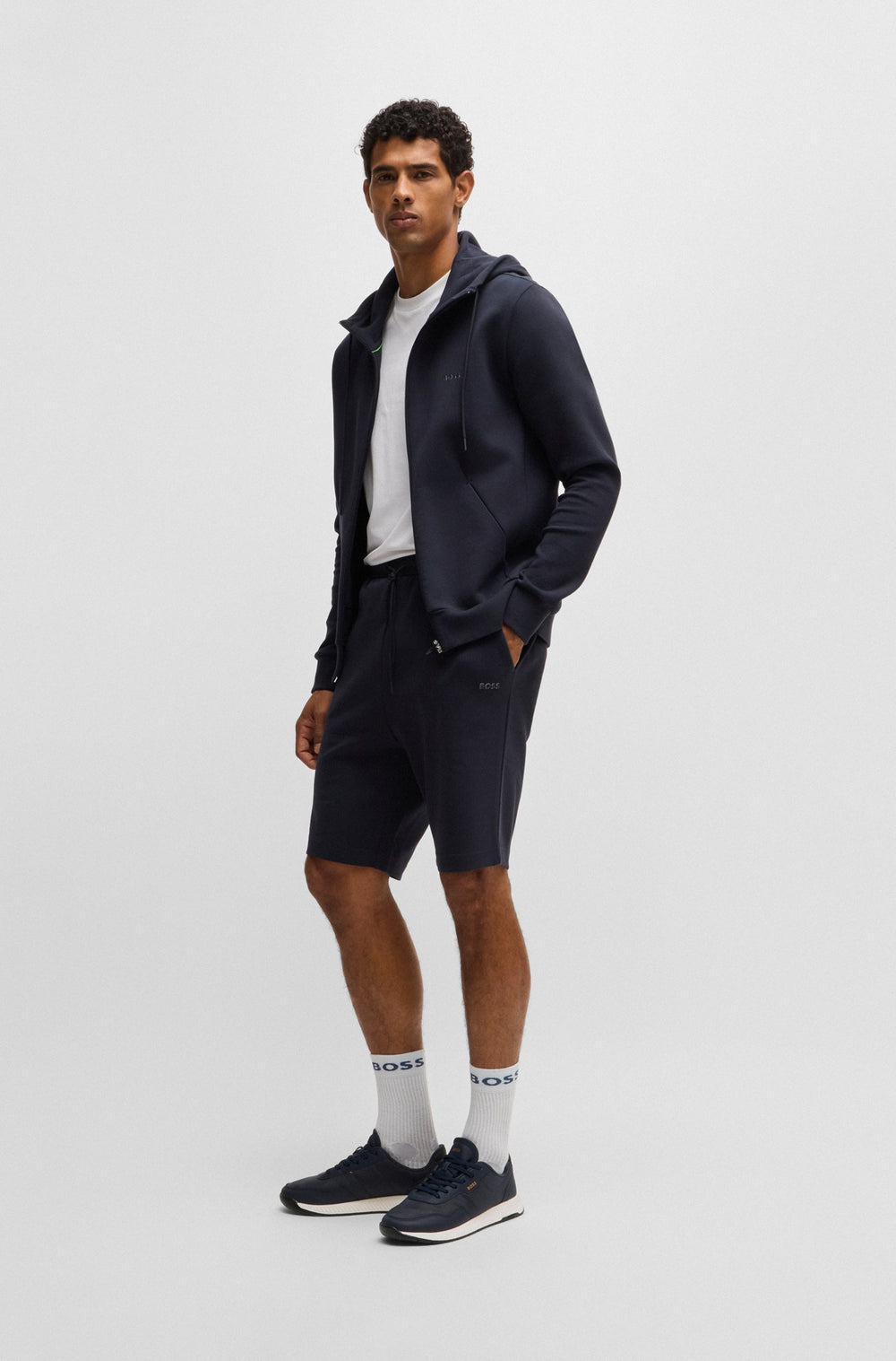 BOSS Sneakers  in Polyester - TITANIUM_RUNN_NYPU 10263117 01-50523180- Concorde Fashion#color_navy-401