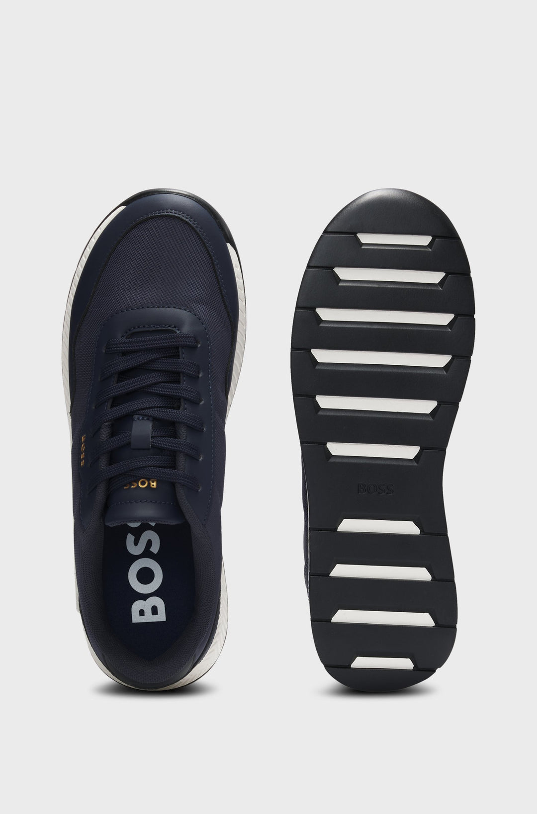 BOSS Sneakers  in Polyester - TITANIUM_RUNN_NYPU 10263117 01-50523180- Concorde Fashion#color_navy-401