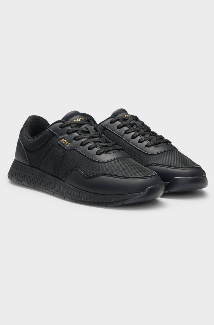 BOSS Sneakers  - TITANIUM_RUNN_NYPUN 50536481- Concorde Fashion#color_black-005
