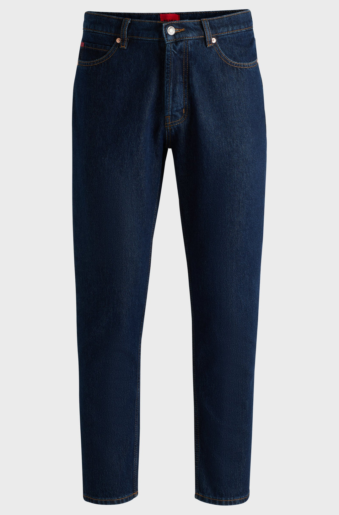HUGO Jeans Tapered Fit in Cotton - HUGO 634 10263121 01-50522170- Concorde Fashion#color_navy-410