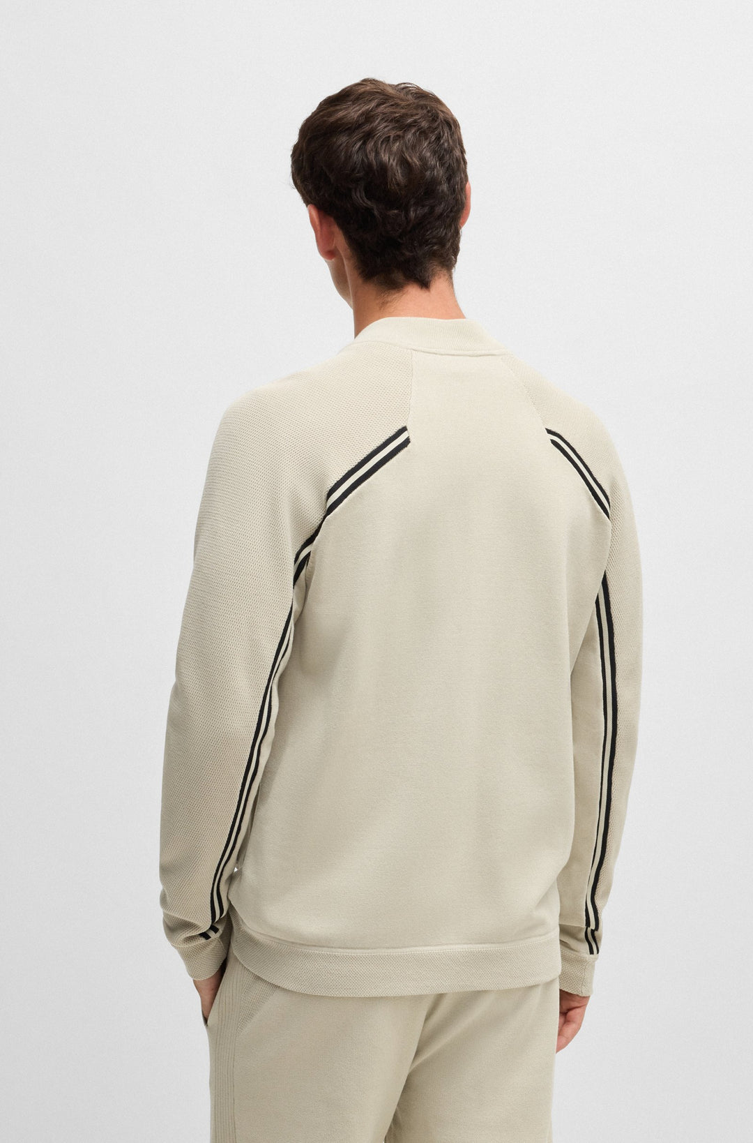 BOSS Sweaters Regular Fit in Viscose Mix - ZURRAY 10263131 01-50523164- Concorde Fashion#color_beige-271