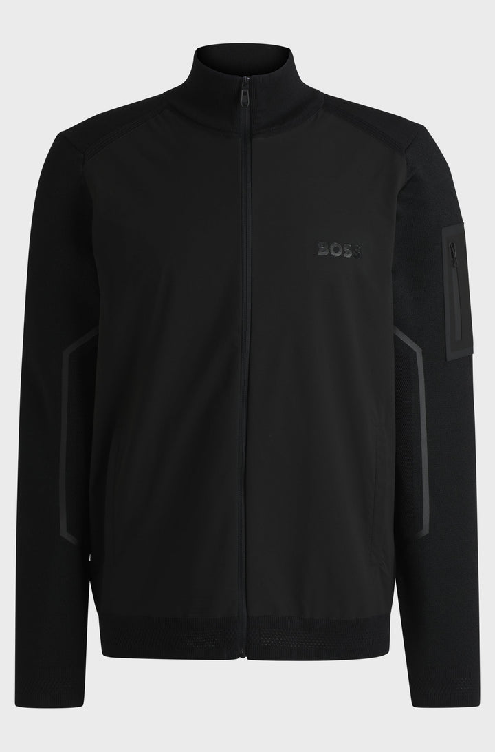 BOSS Casual Jackets Regular Fit in Polyester Mix - ZHINO 10263132 01-50523174- Concorde Fashion#color_black-001