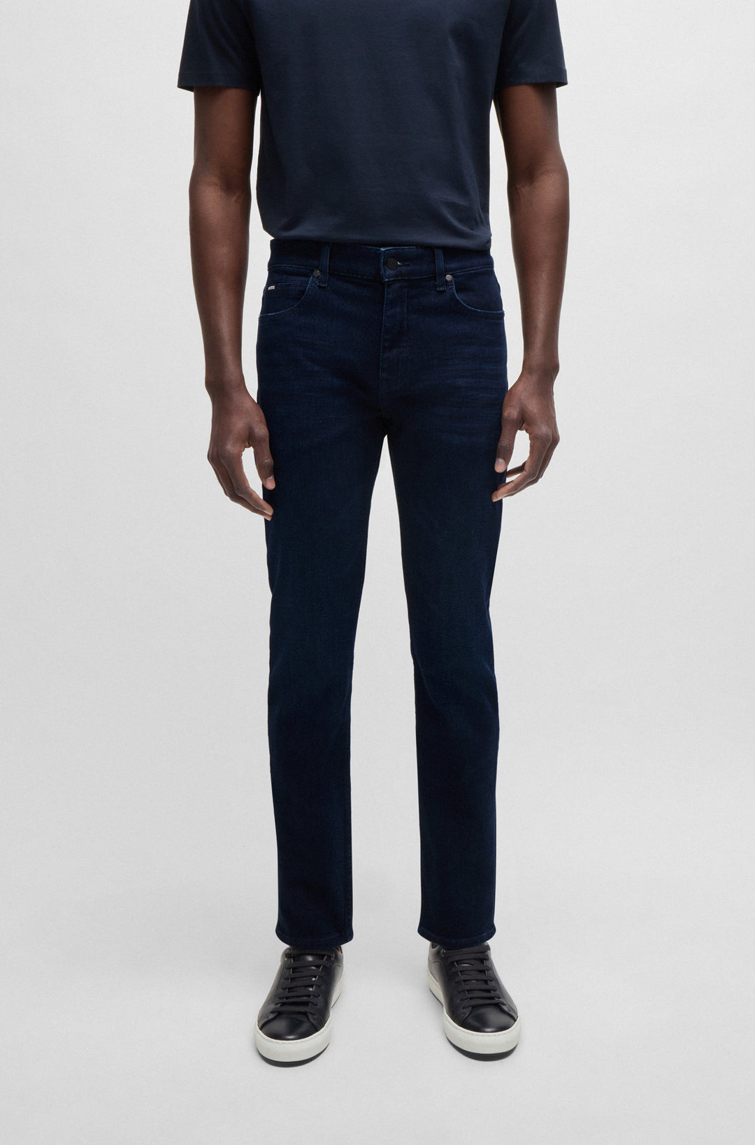 BOSS Jeans Slim Fit in Cotton Mix - H-DELAWARE 10263151 01-50523239- Concorde Fashion#color_navy-415