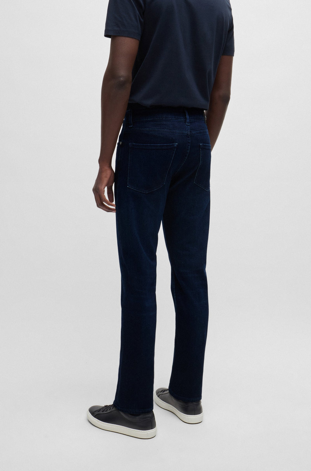 BOSS Jeans Slim Fit in Cotton Mix - H-DELAWARE 10263151 01-50523239- Concorde Fashion#color_navy-415