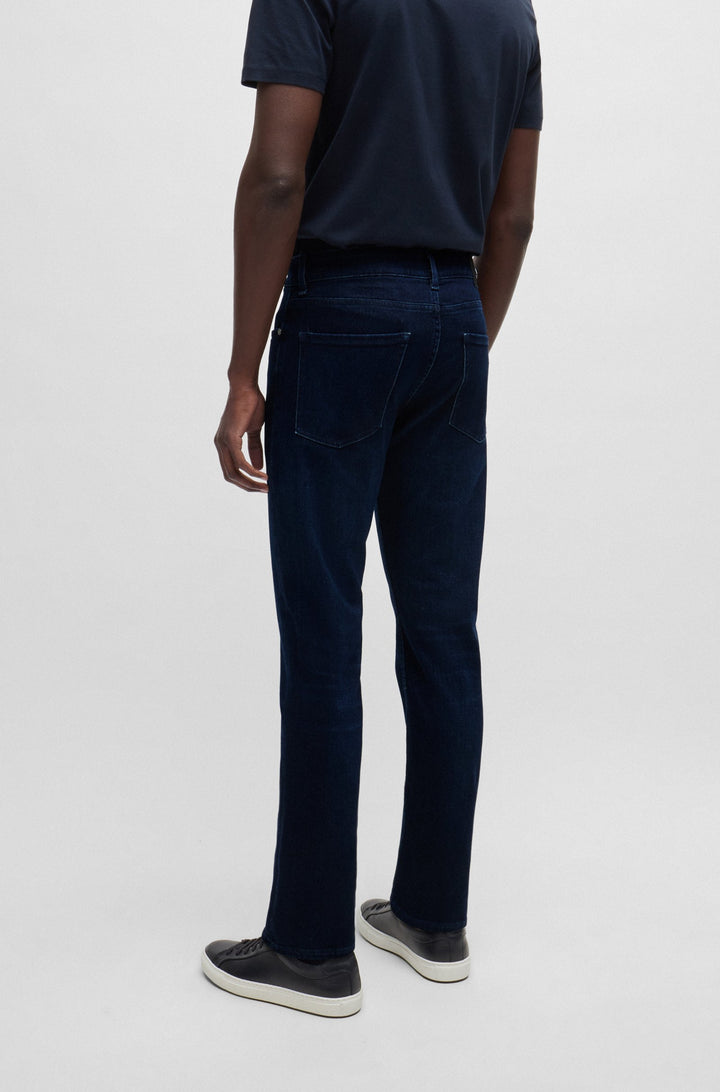 BOSS Jeans Slim Fit in Cotton Mix - H-DELAWARE 10263151 01-50523239- Concorde Fashion#color_navy-415