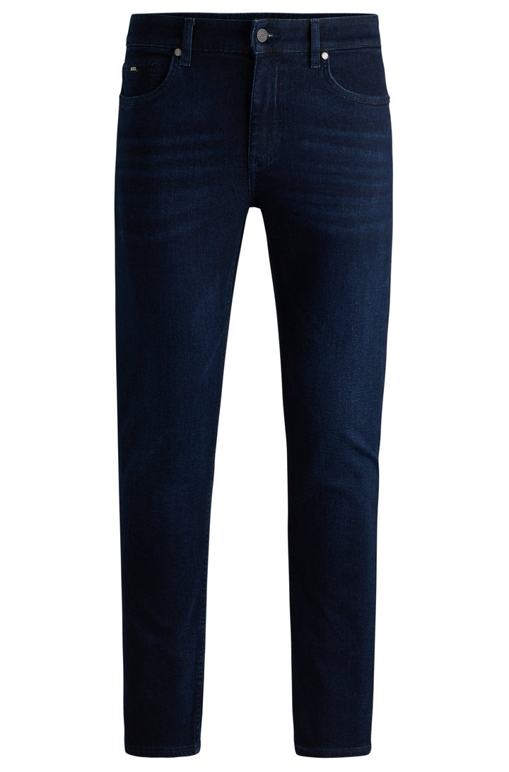 BOSS Jeans Slim Fit in Cotton Mix - H-DELAWARE 10263151 01-50523239- Concorde Fashion#color_navy-415