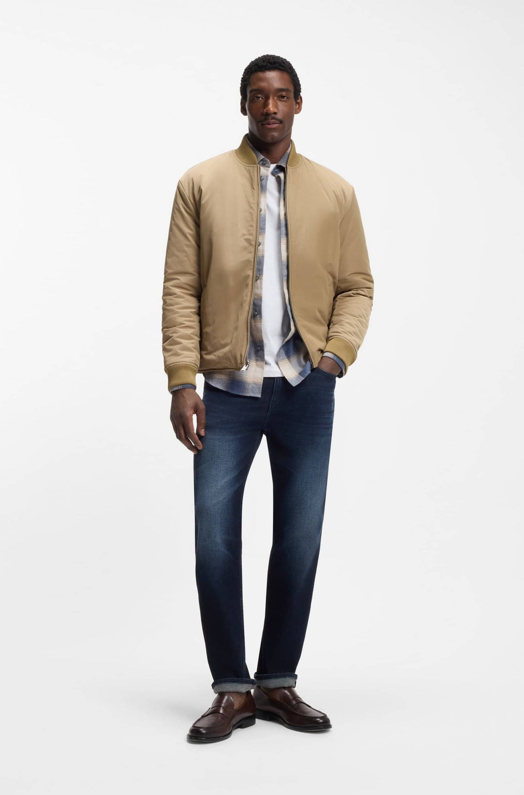 BOSS Jeans Regular Fit - H-RE.MAINE 50556444- Concorde Fashion#color_navy-409