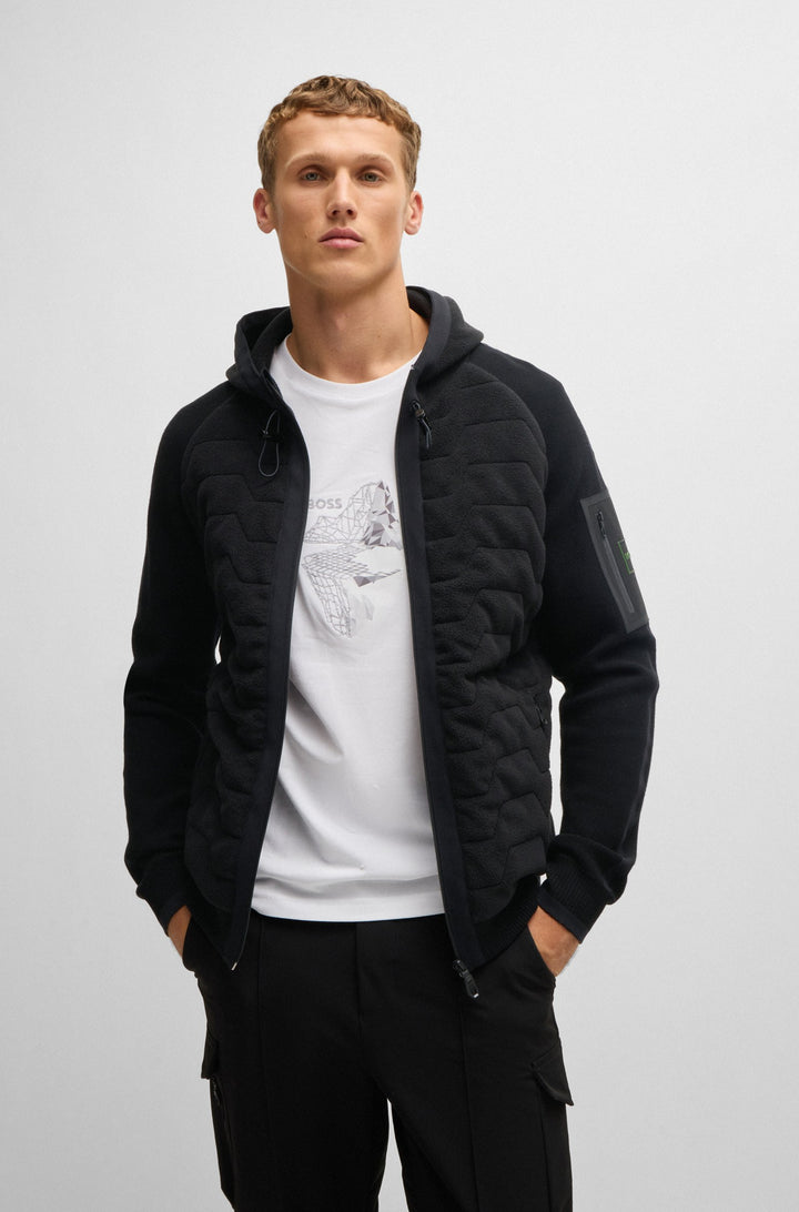 BOSS Casual Jackets Regular Fit in Viscose Mix - MARTIC 10263163 01-50523249- Concorde Fashion#color_black-001