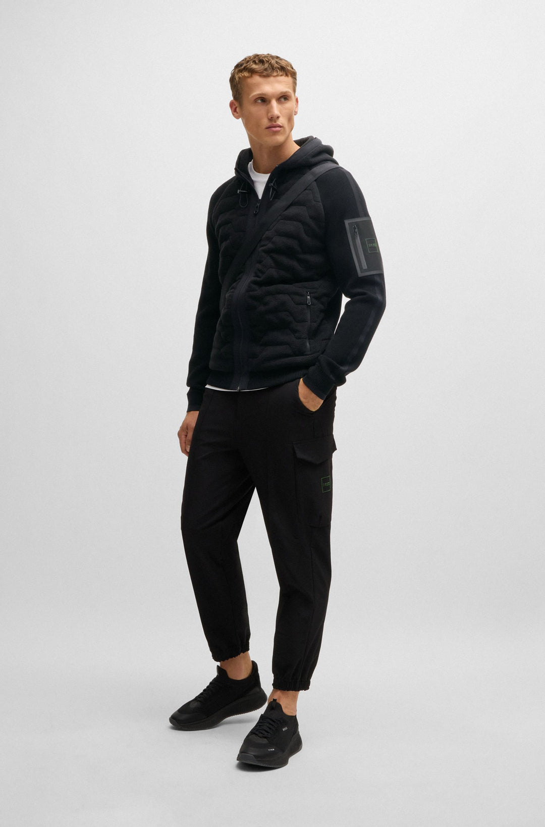 BOSS Casual Jackets Regular Fit in Viscose Mix - MARTIC 10263163 01-50523249- Concorde Fashion#color_black-001