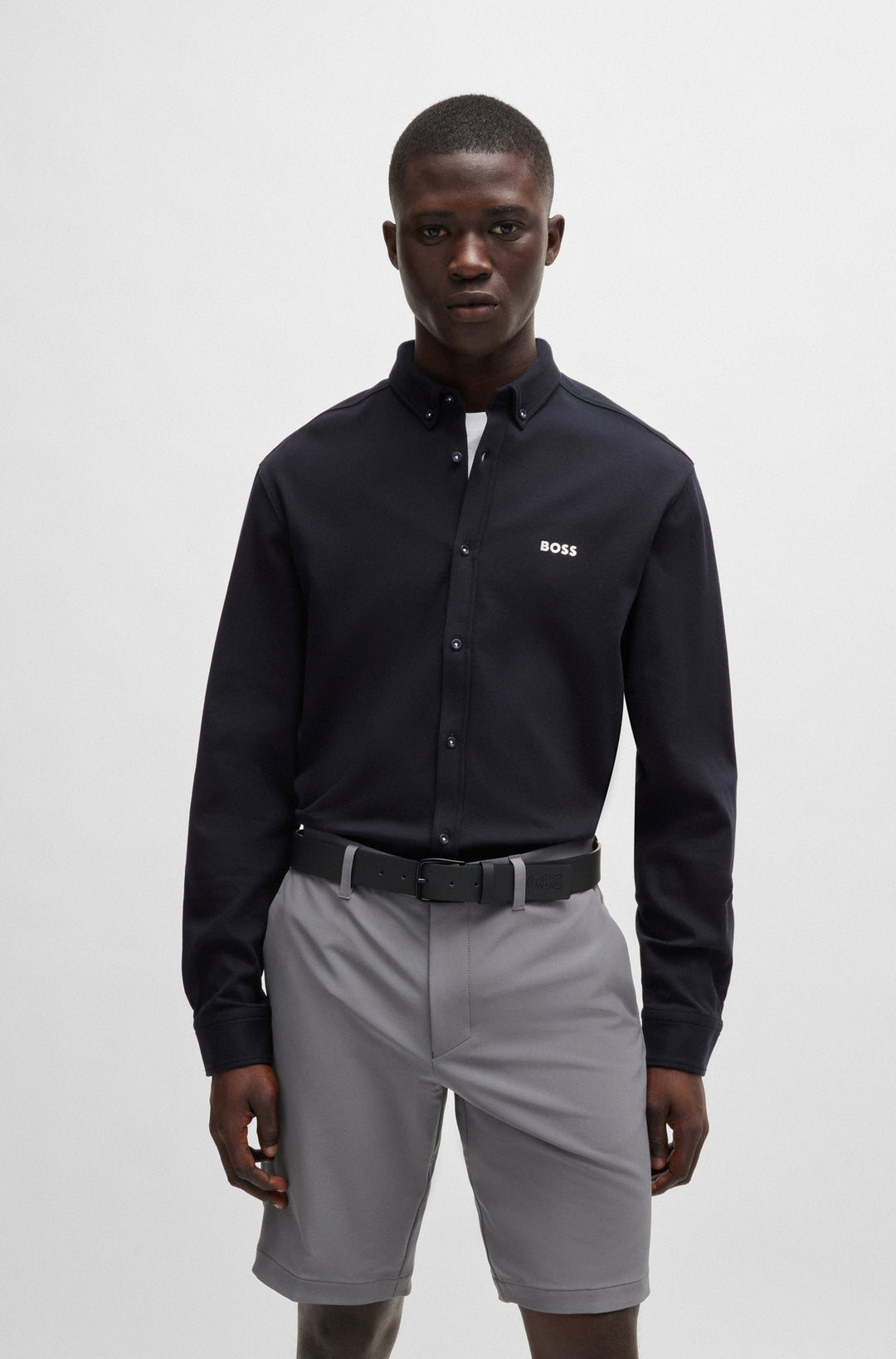 BOSS Casual Shirts Regular Fit in Cotton - B_MOTION_L 10263169 01-50523317- Concorde Fashion#color_navy-402
