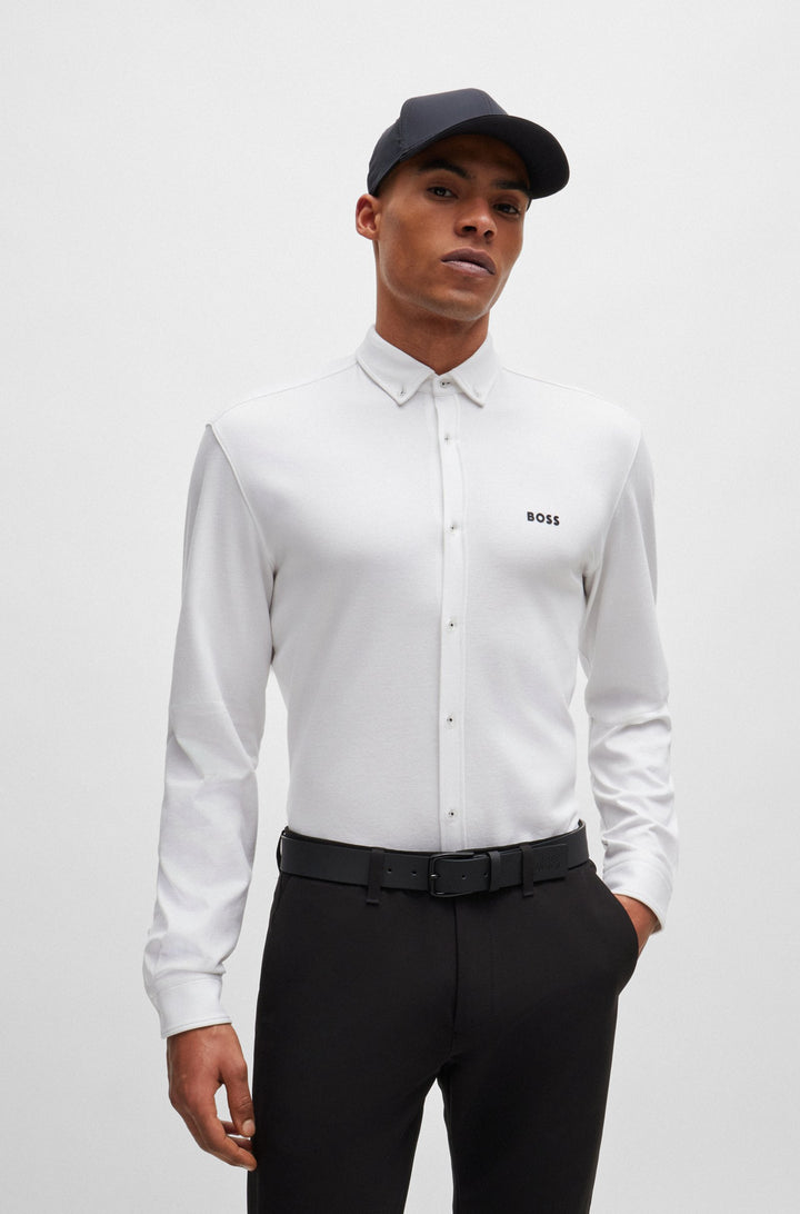 BOSS Casual Shirts Regular Fit in Cotton - B_MOTION_L 10263169 01-50523317- Concorde Fashion#color_white-100