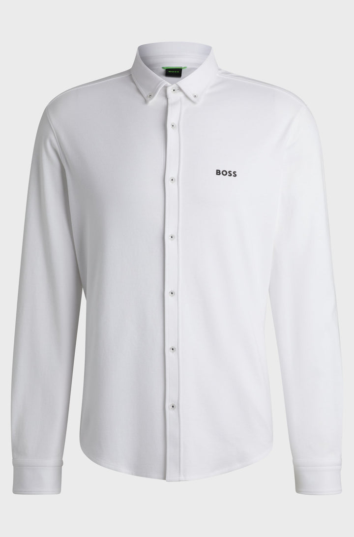 BOSS Casual Shirts Regular Fit in Cotton - B_MOTION_L 10263169 01-50523317- Concorde Fashion#color_white-100