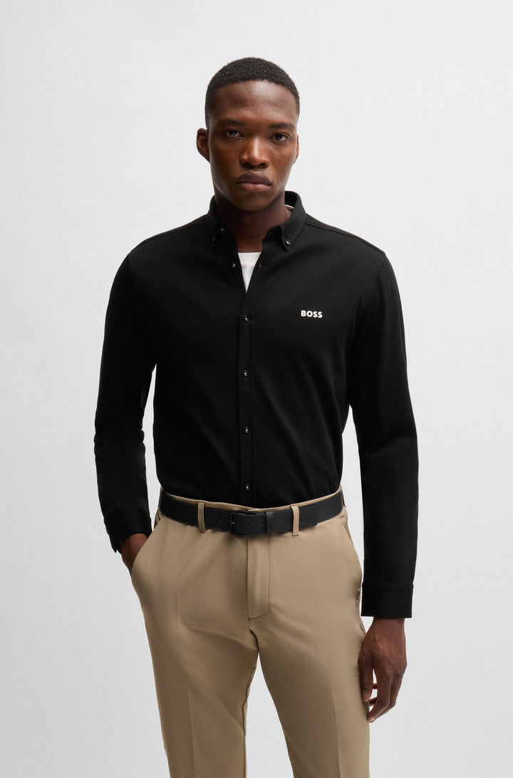BOSS Casual Shirts Regular Fit in Cotton - B_MOTION_L 10263169 02-50525031- Concorde Fashion#color_black-002