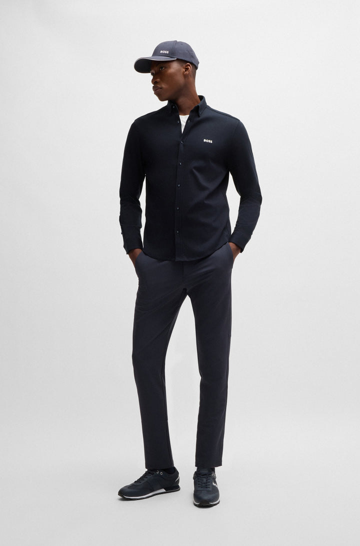 BOSS Casual Shirts Regular Fit in Cotton - B_MOTION_L 10263169 02-50525031- Concorde Fashion#color_navy-402