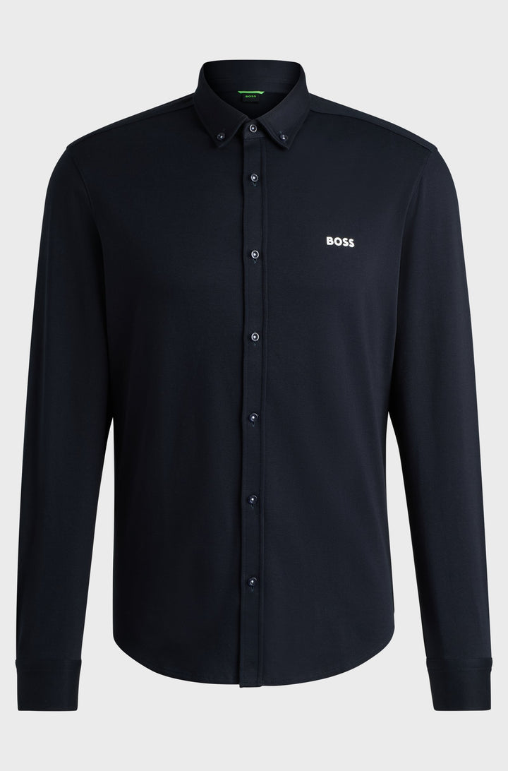 BOSS Casual Shirts Regular Fit in Cotton - B_MOTION_L 10263169 02-50525031- Concorde Fashion#color_navy-402