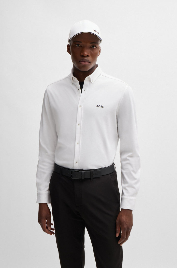 BOSS Casual Shirts Regular Fit in Cotton - B_MOTION_L 10263169 02-50525031- Concorde Fashion#color_white-100