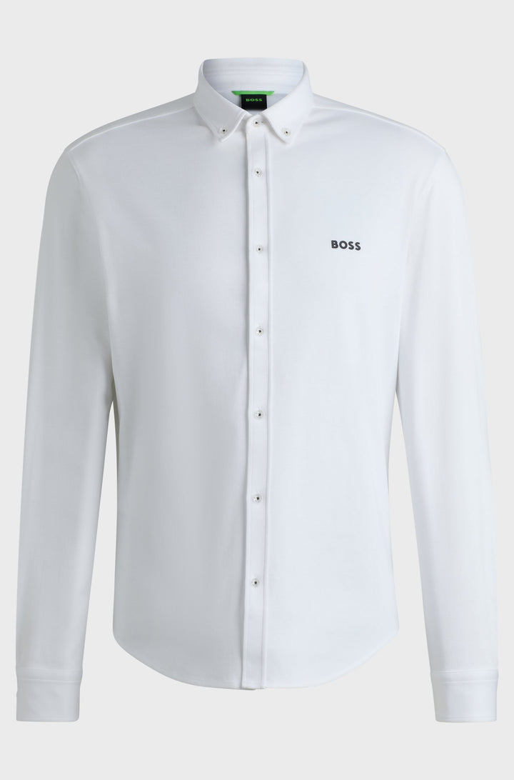 BOSS Casual Shirts Regular Fit in Cotton - B_MOTION_L 10263169 02-50525031- Concorde Fashion#color_white-100
