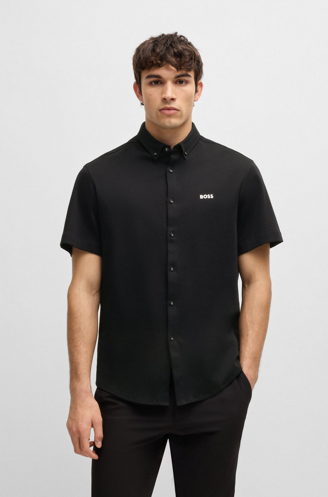 BOSS Casual Shirts Regular Fit - B_MOTION_S 50533149- Concorde Fashion#color_black-003