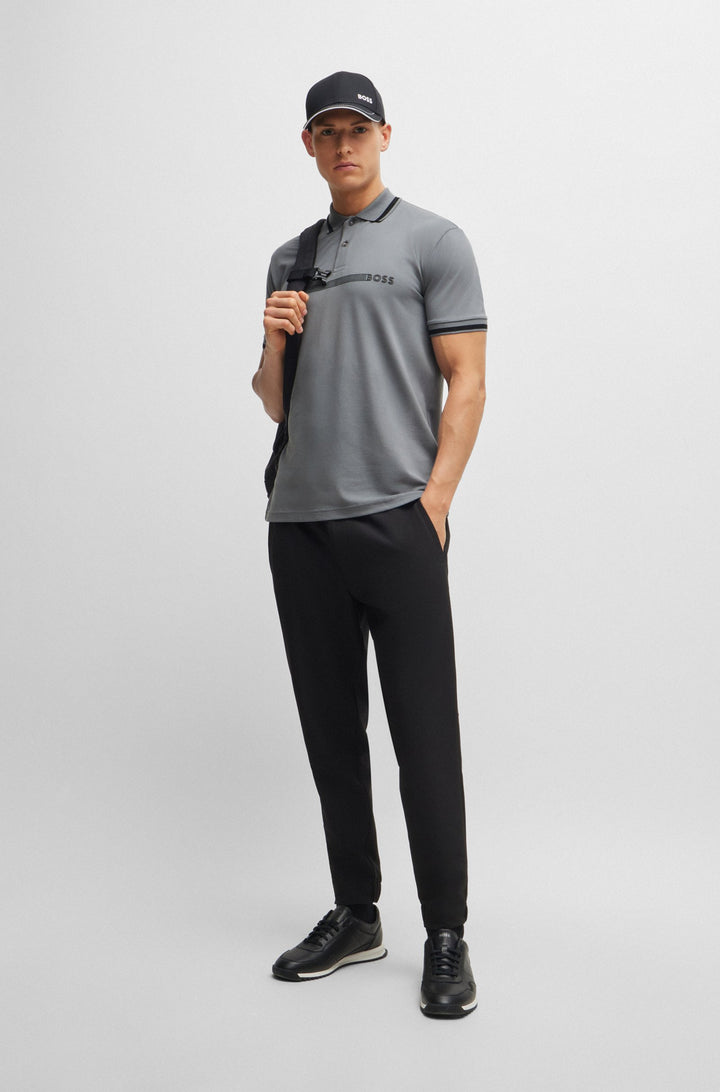 BOSS Polos Regular Fit in Cotton Mix - PADDY 1 10263186 01-50519745- Concorde Fashion#color_beige-251