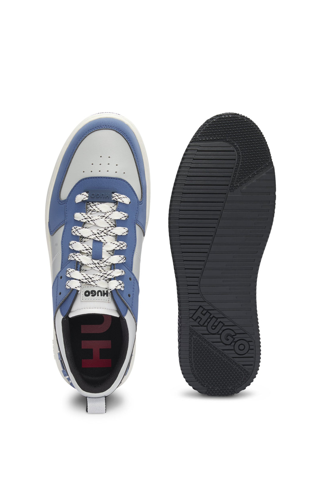 HUGO Sneakers Standard Sole in Polyester Mix - KILIAN_TENN_NANU 10263194 01-50523817- Concorde Fashion#color_blue-460